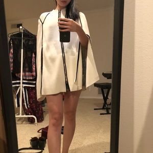 MAJE - white cloak sweater